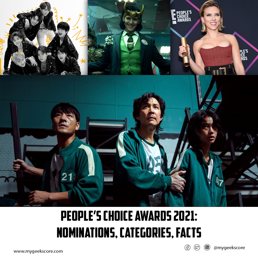 People’s Choice Awards 2021 Nominations, Categories, Facts - My Geek Score