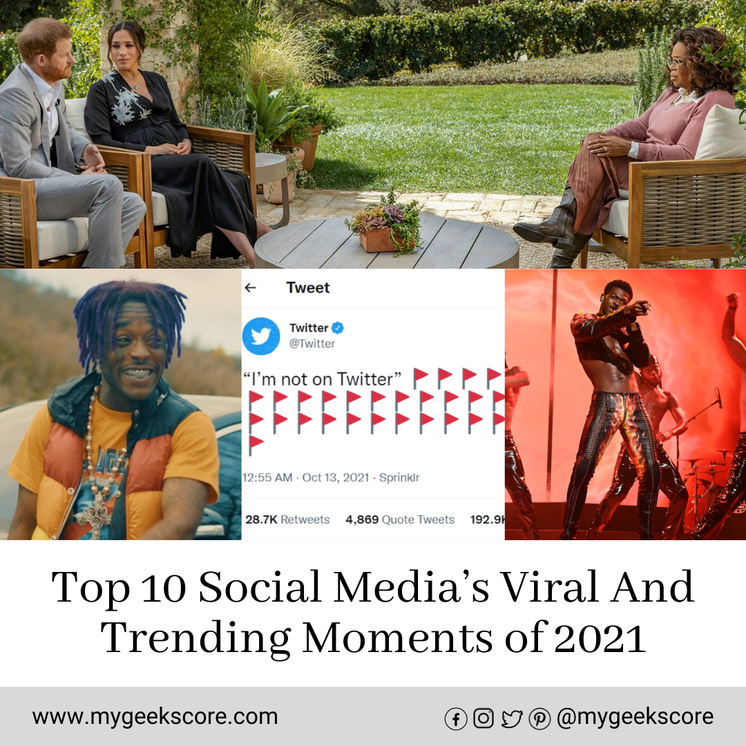 Top 10 Social Media’s Viral And Trending Moments of 2021 - My Geek Score