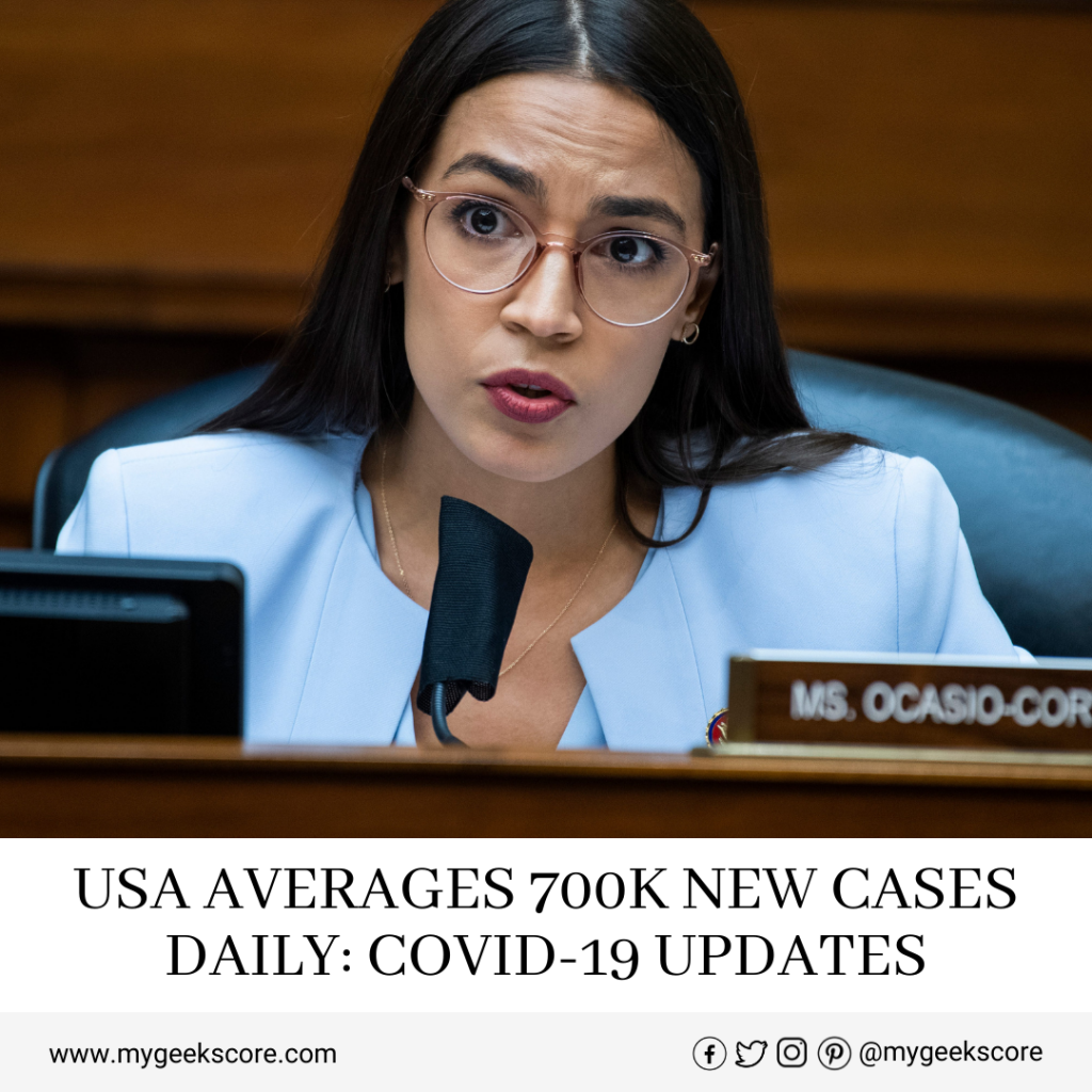 USA Averages 700k New Cases Daily Covid-19 Updates - My Geek Score
