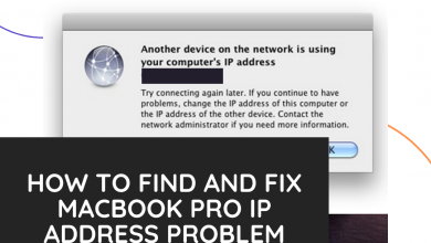 How To Find And Fix Macbook Pro IP Address Problem - My Geek Score
