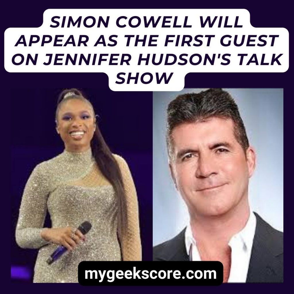 Simon Cowell will appear as the first guest on Jennifer Hudson's talk show
