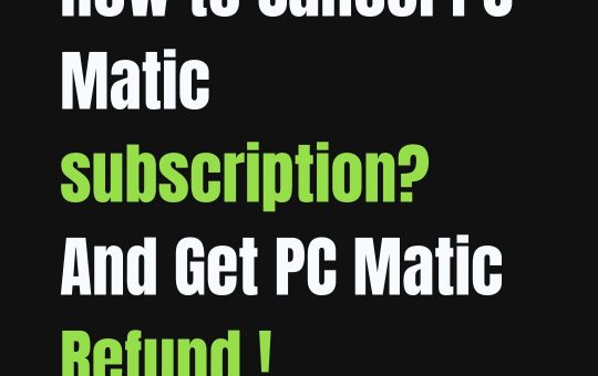 How to Cancel PC Matic Subscription? [And Get Refund]