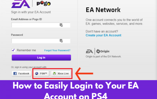 How to Easily Login to Your EA Account on PS4