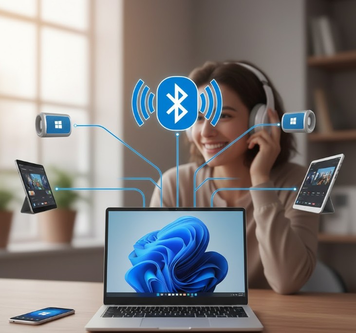 Microsoft Brings Shared Bluetooth Audio to Windows 11 Devices