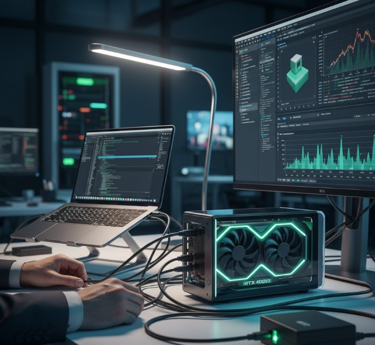 AI Developer Gets an External NVIDIA RTX GPU Working on a MacBook Pro M3