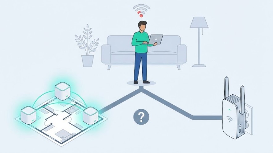 Fix Weak Wi-Fi: Choosing Between Mesh Systems and Extenders