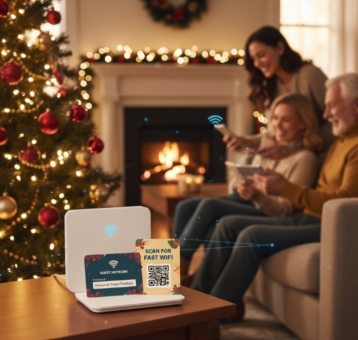 Hosting for the Holidays? How I Built a Guest-Friendly Wi-Fi Network That Just Works