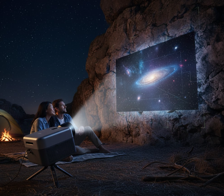Samsung’s New Portable Projector Can Auto-Adjust to Uneven Surfaces — A Game-Changer for On-the-Go Viewing