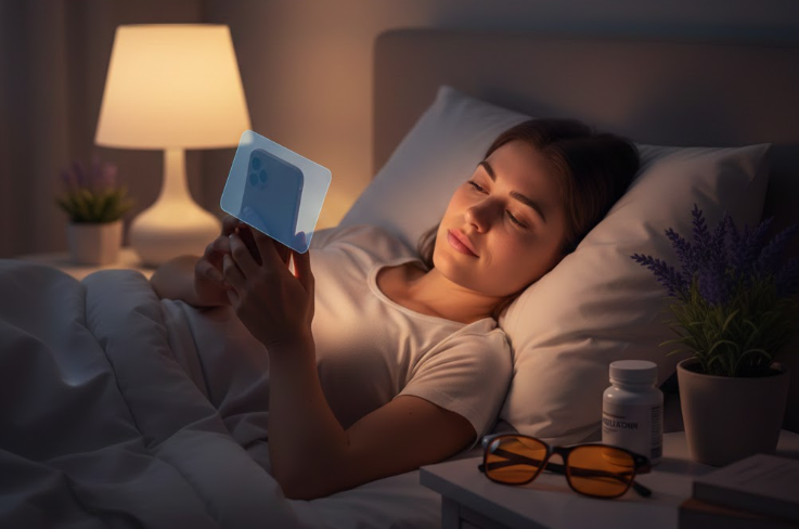 Your Phone’s Blue Light Is Keeping You Up at Night — These Tricks Will Filter It Out