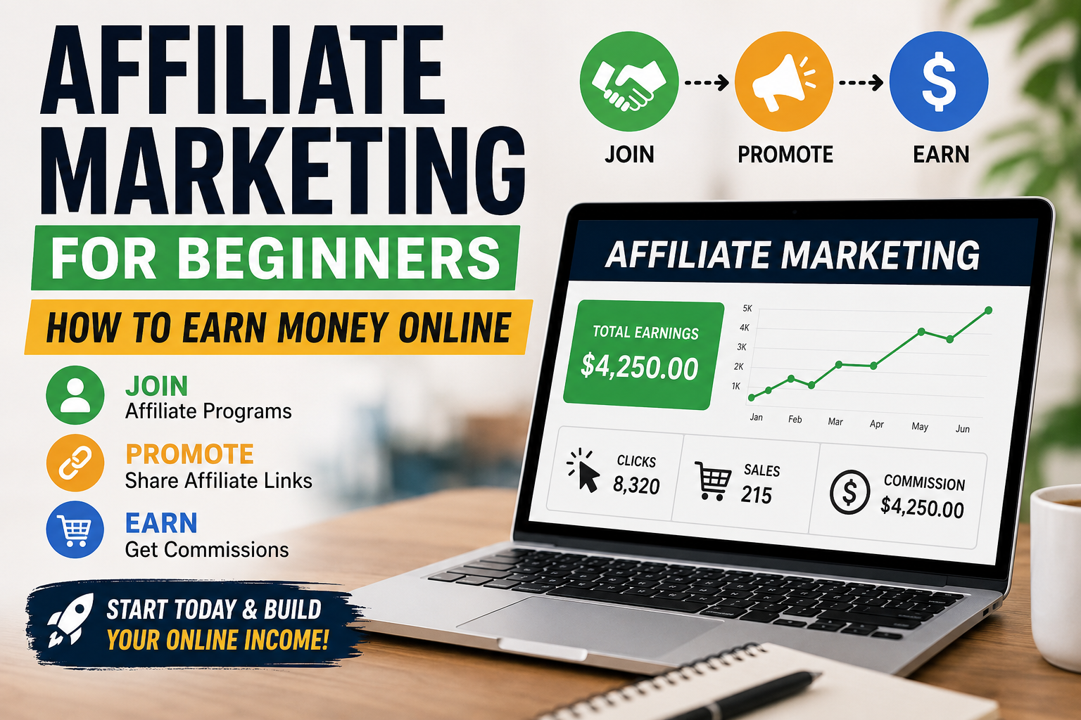 Affiliate Marketing for Beginners: How to Earn Money Online