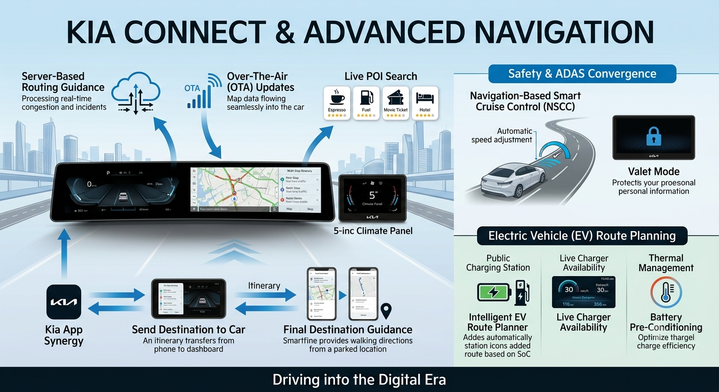 Kia Connect & Advanced Navigation: Driving into the Digital Era