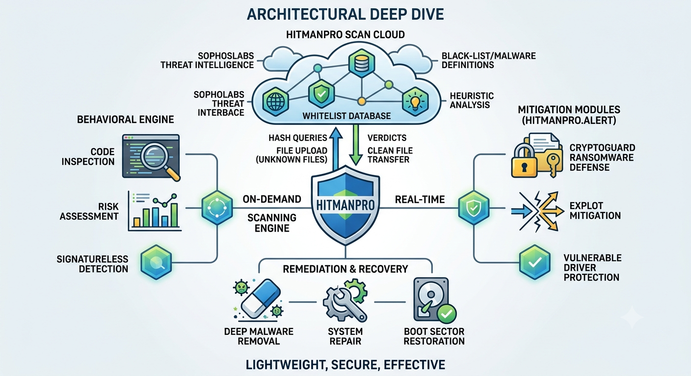 Deep Dive into HitmanPro: Architecture, Behavioral Engines, and Signatureless Mitigation