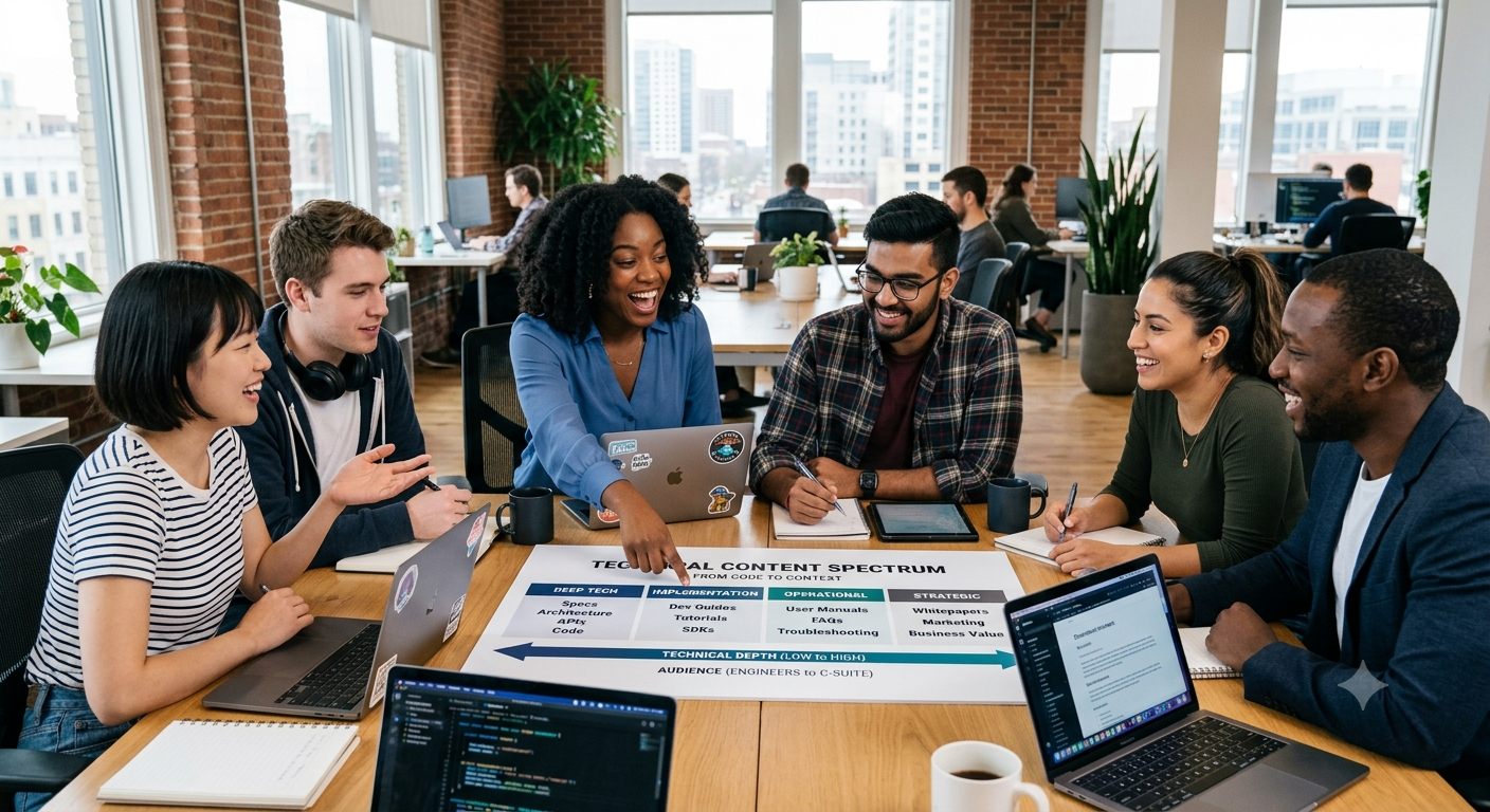 The Technical Content Spectrum: From Code to Context